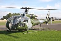 G-ZZLE @ EGBR - Aerospatiale SA.341C Gazelle HT2 at Breighton Airfield's Helicopter Fly-In, September 2011. - by Malcolm Clarke