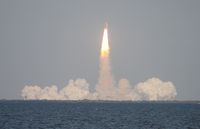 OV-103 - Space Shuttle Discovery launching