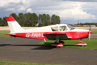 G-PAWL @ EGBR - Piper PA-28-140 Cherokee at Breighton Airfield's Helicopter Fly-In, September 2011. - by Malcolm Clarke