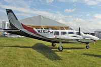 N702RJ @ OSH - On static display at 2011 Oshkosh