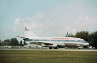 N772N @ MIA - Boeing 737-201 of Piedmont Air Lines preparing for take-off at Miami in November 1979. - by Peter Nicholson