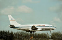 N759N @ MIA - Boeing 737-222 of Piedmont Air Lines landing at Miami in November 1979. - by Peter Nicholson