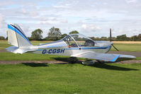 G-CGSH @ EGBR - Aerotechnik EV-97 TeamEurostar UK at Breighton Airfield's Helicopter Fly-In, September 2011. - by Malcolm Clarke