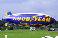 G-HLEL @ EGCB - Goodyear Airship at Barton - by Chris Hall