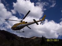 N7HE - Flight of National park trail workers coming home for the season to Mineral King Heliport. - by Robert Spurlock