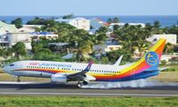 9Y-JMA @ TNCM - Air Jamaica landing at TNCM - by Daniel Jef