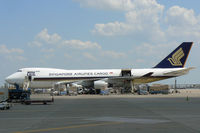 9V-SFD @ DFW - Singapore freighter at DFW Airport - by Zane Adams