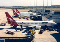 VH-TJF @ MEB - Qantas - by Henk Geerlings