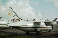 N320MA @ MIA - Mitsubishi Mu-2B-25 known as an Mu-2K as seen at Miami in November 1979. - by Peter Nicholson