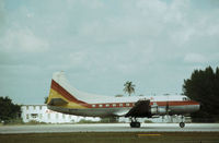 N257S @ MIA - Air South's Martin 404 as seen at Miami in November 1979. - by Peter Nicholson