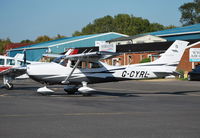 G-CYRL @ EGTB - Cessna C182T Skylane, Ex N9174B at Wycombe Air Park - by moxy