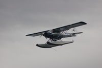 N7071B @ LHD - Landing at Lake Hood Seaplane base Anchorage, AK - by BTBFlyboy