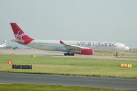 G-VKSS @ EGCC - Virgin Atlantinc Airbus A330 taxiing at Manchester Airport. - by David Burrell