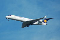 D-ACPE @ EGCC - Lufthansa Regional Canadair RJ700 on approach to Manchester Airport. - by David Burrell