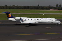 D-ACPE @ EDDL - Lufthansa CityLine, Canadair CL-600-2C10 Regioanl Jet CRJ-700, CN: 10027, Name: Bad Belzig - by Air-Micha