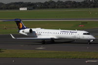 D-ACPE @ EDDL - Lufthansa CityLine, Canadair CL-600-2C10 Regioanl Jet CRJ-700, CN: 10027, Name: Bad Belzig - by Air-Micha