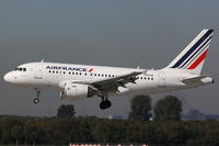 F-GUGB @ EDDL - Air France, Airbus A318-111, CN: 2059 - by Air-Micha