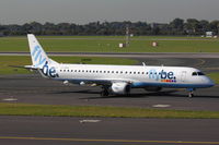 G-FBEB @ EDDL - Flybe, Embraer ERJ-195LR, CN: 19000057 - by Air-Micha