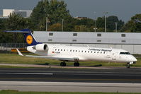 D-ACPE @ EGCC - Lufthansa Regional - by Chris Hall