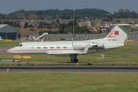 CN-ANU @ EGGW - Moroccan Govt Gulfstream III, c/n: 365 at Luton - by Terry Fletcher