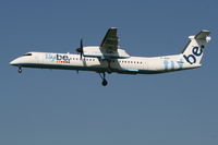 G-JEDV @ EBBR - Arrival of flight BE1845 to RWY 25L - by Daniel Vanderauwera