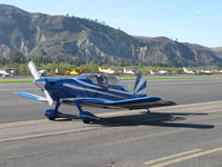 N6CM @ SZP - 1978 Matthews THORP T-18 TIGER, Lycoming O-290G 135 Hp, taxi after landing Rwy 22 - by Doug Robertson