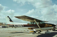 N75557 @ PBI - Cessna 172N Skyhawk seen at Palm Beach in November 1979. - by Peter Nicholson