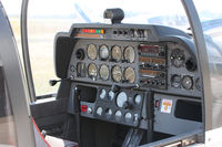 F-GNND @ LFNG - Dashboard (panel) of this very pleasant aircraft. You will notice the double left hand trottles ! - by Philippe Bleus