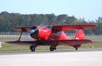 N69H @ EDVE - Beechcraft D17S Staggerwing at its home-base at Braunschweig-Waggum airport - by Ingo Warnecke