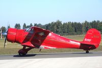 N69H @ EDVE - Beechcraft D17S Staggerwing at its home-base at Braunschweig-Waggum airport  