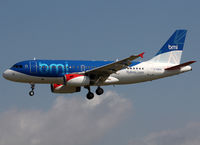 G-DBCK @ LEBL - Landing rwy 25R - by Shunn311