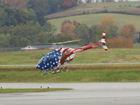 N206BH @ KTRI - Bell 206B Helicopter practicing landings at Tri-Cities Airport (KTRI) in Blountville, TN on October 12, 2011. - by Davo87
