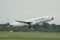 SX-BTP @ EGCC - Skywinga Airbus A330-231 Taking off - by David Burrell