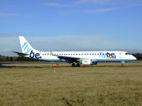 G-FBEK @ EGPH - Flybe E190 Arrives at EDI - by Mike stanners