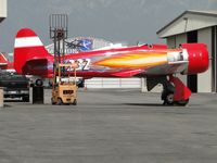 N232MB @ CNO - Parked to rear of Planes Of Fame, in her Mike Brown, racing colors - by Helicopterfriend