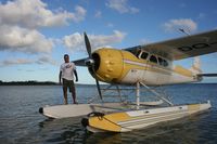 N91P - N91P now in Fiji!  DQMAI  On floats! - by Larry Claunch
