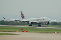 A7-AFL @ EGCC - Qatar Airlines A330-203 Landing. - by David Burrell