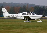 N982CD @ EGLD - Taxying for departure as the mist rises - by G TRUMAN