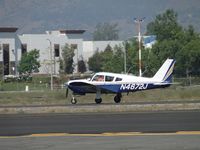 N4672J @ POC - Taking off runway 26L - by Helicopterfriend