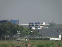 N2307R @ POC - On final to runway 26L - by Helicopterfriend
