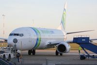 F-GZHE @ EGSH - Sat on stand 6 after arriving for engineering. - by Anthony Varley