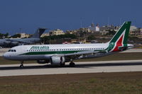 EI-DSG @ LMML - A320 EI-DSG Alitalia - by raymond