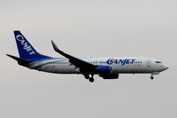 C-FTCX @ CYYZ - Canjet's 1999 Boeing 737-8AS(WL), c/n: 29921 on finals for Toronto Pearson - by Terry Fletcher