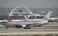 N338AA @ KLAX - Arriving at LAX - by Todd Royer