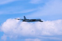 60-0026 @ KDPA - B-52H over flying air show line - by Glenn E. Chatfield