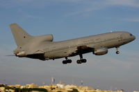 ZD948 @ LMML - Lockheed L-1011 Tristar500 KC1 ZD948 departing from Malta after a tech stop.