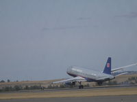 N841UA @ BIL - United Airlines Airbus A-319 @ BIL - by Daniel Ihde