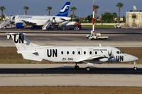 ZS-SNJ @ LMML - Beech1900 ZS-SNJ United Nations - by raymond