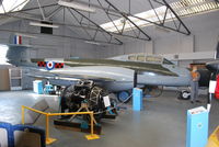 WD646 @ EGMH - Smart Meteor TT.20 marked as WD615 at the history of Manston museum - by moxy