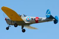N415F @ KVTA - Departing Newark, Ohio - by Bob Simmermon